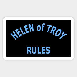 Helen of Troy Rules Sticker